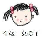 ４歳女の子