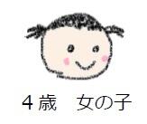 ４歳女の子