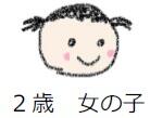 ２歳女の子