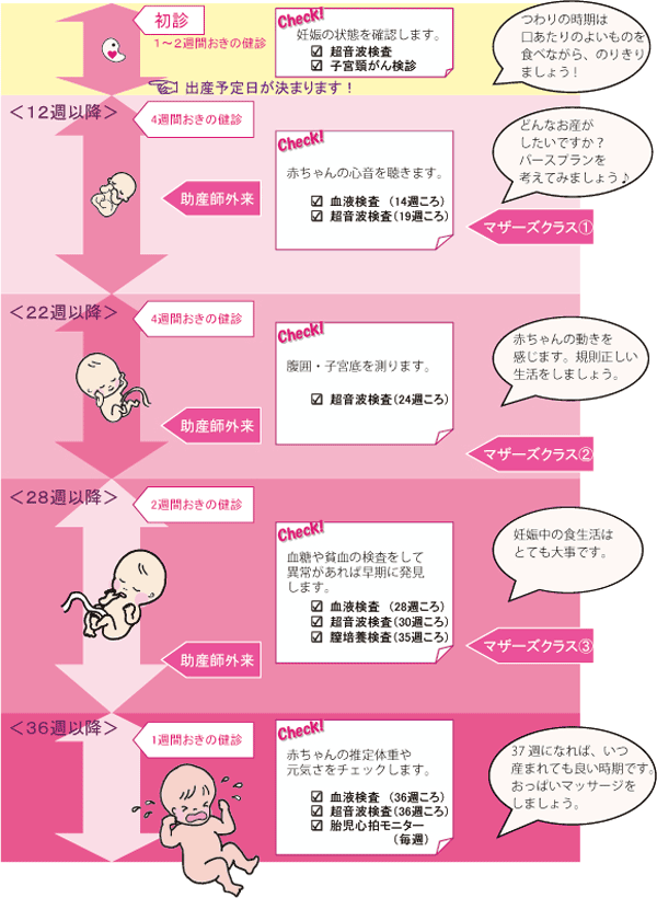 出産までのストーリー 診療部門のご案内 地方独立行政法人 市立吹田市民病院